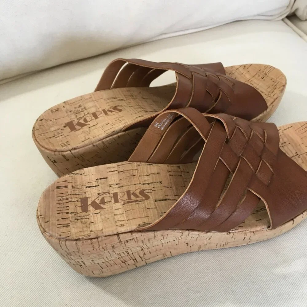 Korks Ease Noelle Strappy Comfort Wedge